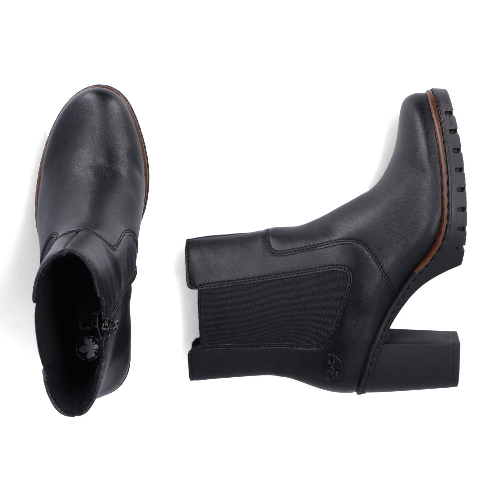 detail Dámská kotníková obuv RIEKER Y2580-00 černá W5