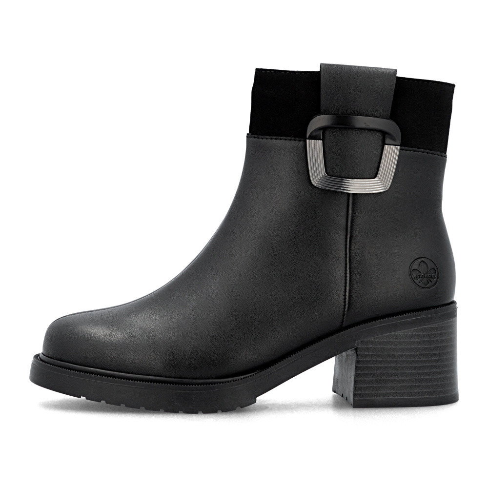 detail Dámská kotníková obuv RIEKER Y5253-00 černá W5