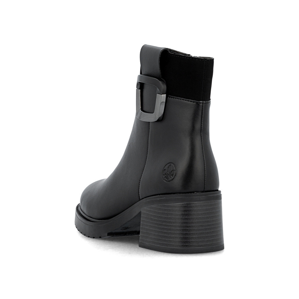 detail Dámská kotníková obuv RIEKER Y5253-00 černá W5