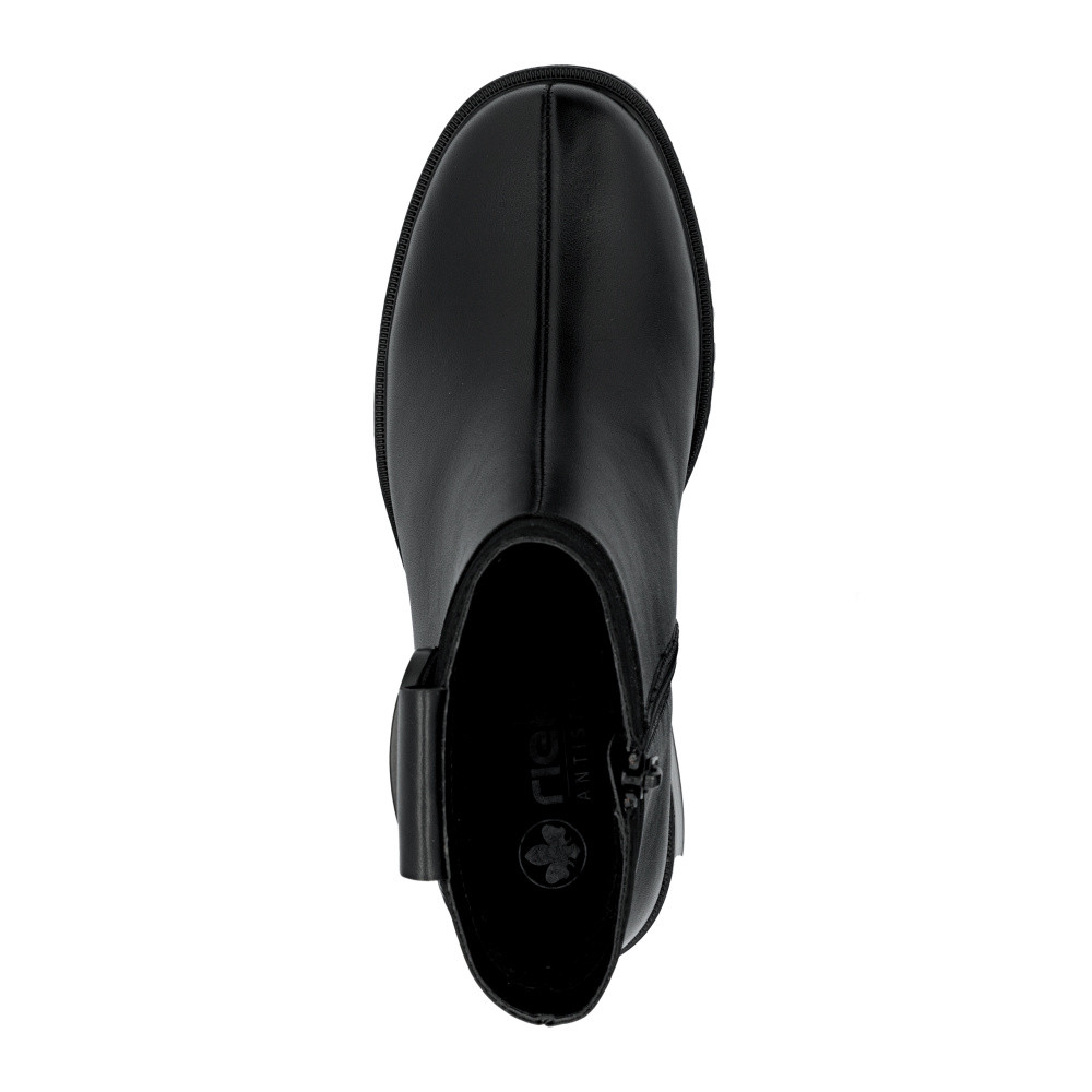 detail Dámská kotníková obuv RIEKER Y5253-00 černá W5