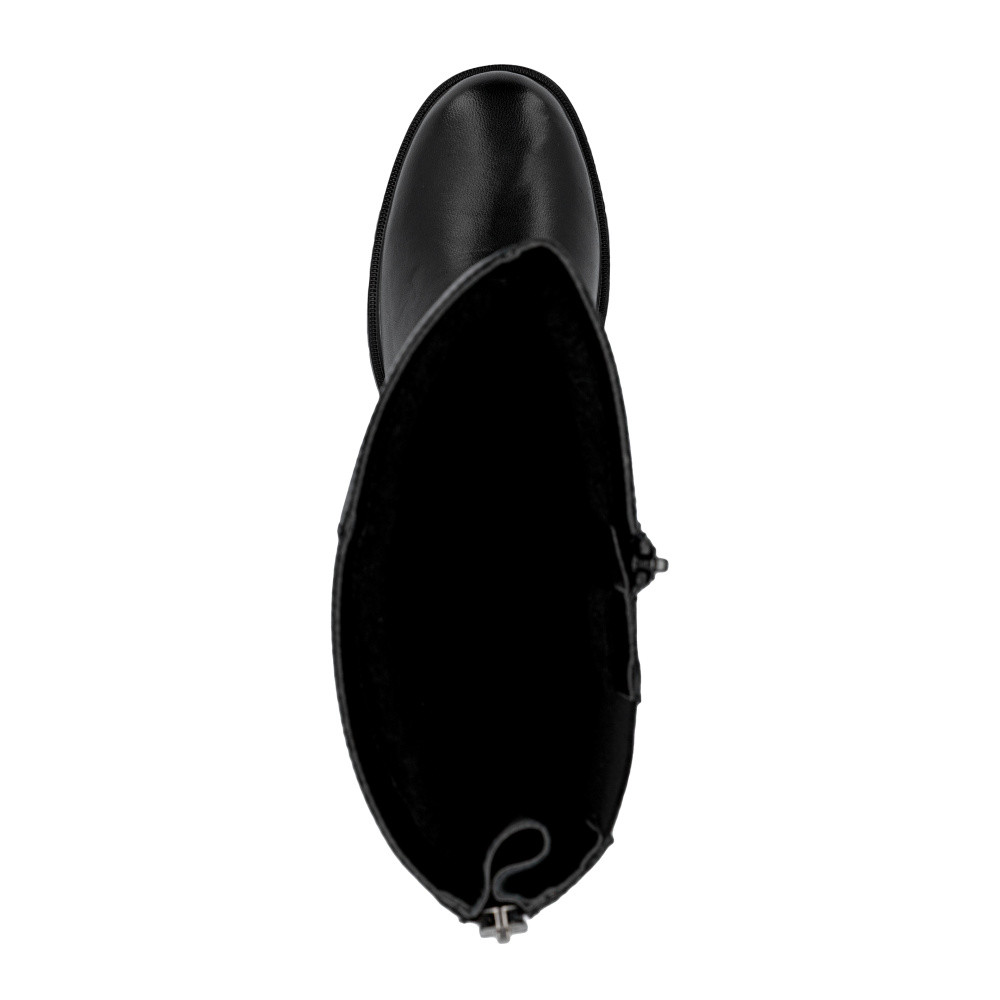 detail Dámské kozačky RIEKER Y5254-00 černá W5