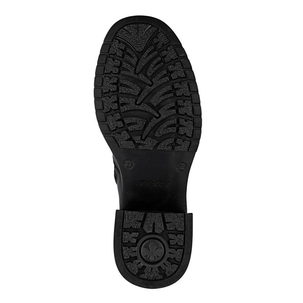 detail Dámské kozačky RIEKER Y5254-00 černá W5
