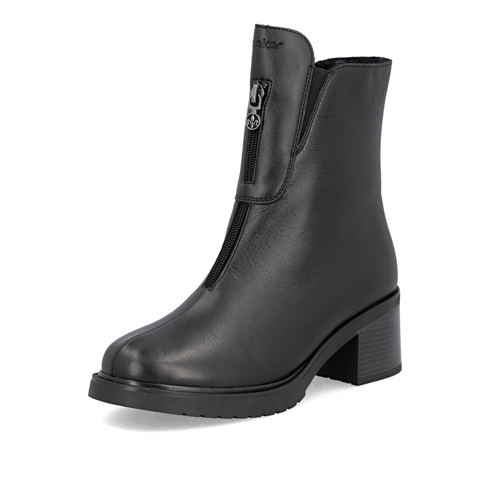 detail Dámská kotníková obuv RIEKER Y5255-00 černá W5