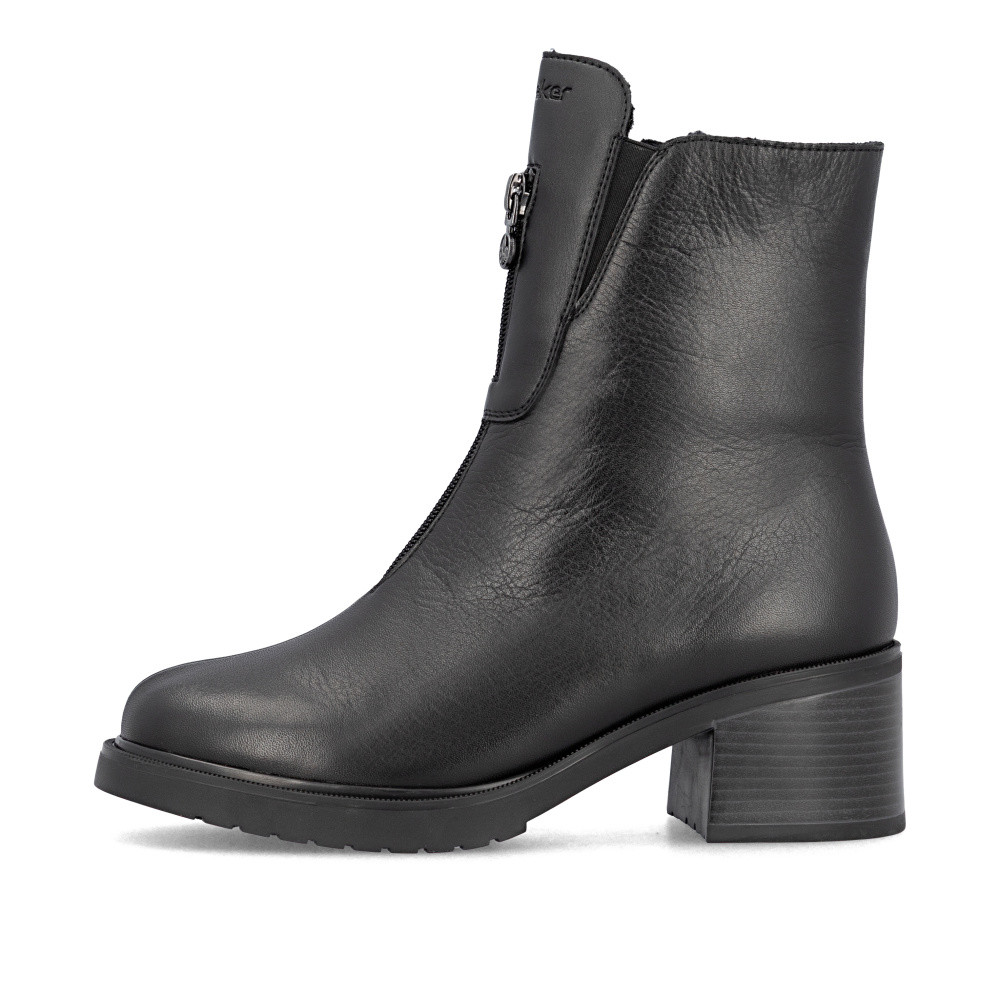 detail Dámská kotníková obuv RIEKER Y5255-00 černá W5