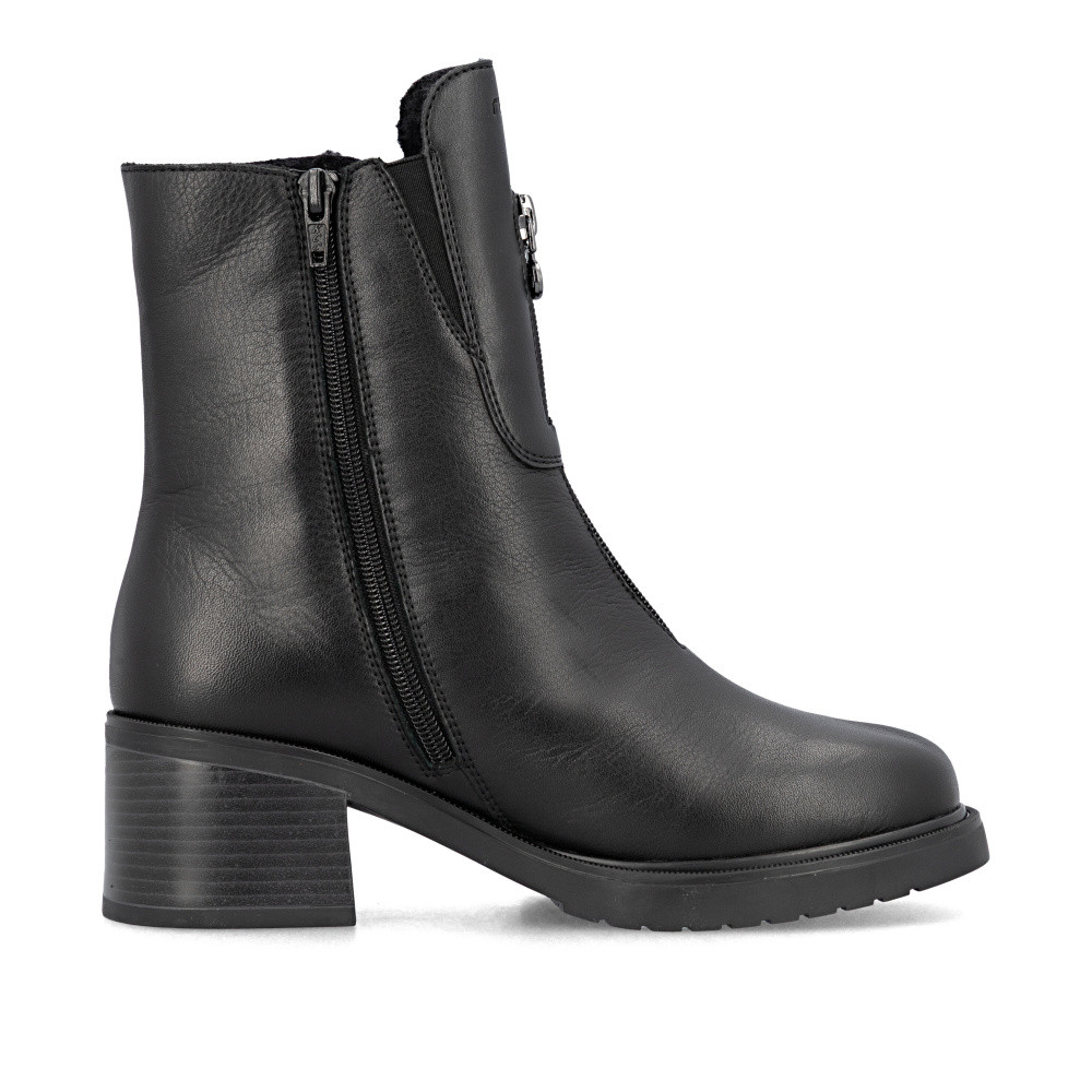 detail Dámská kotníková obuv RIEKER Y5255-00 černá W5