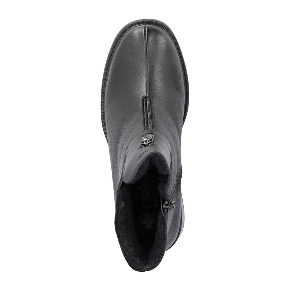 detail Dámská kotníková obuv RIEKER Y5255-00 černá W5