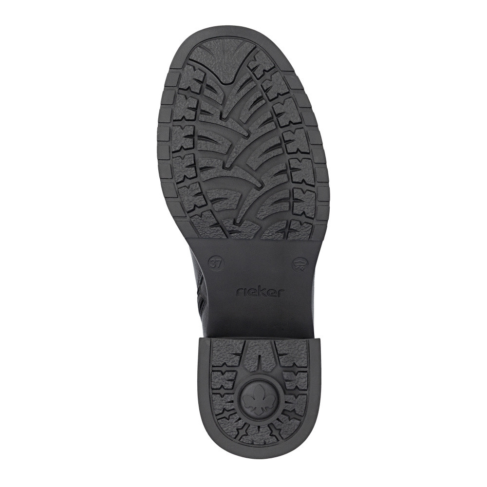 detail Dámská kotníková obuv RIEKER Y5255-00 černá W5