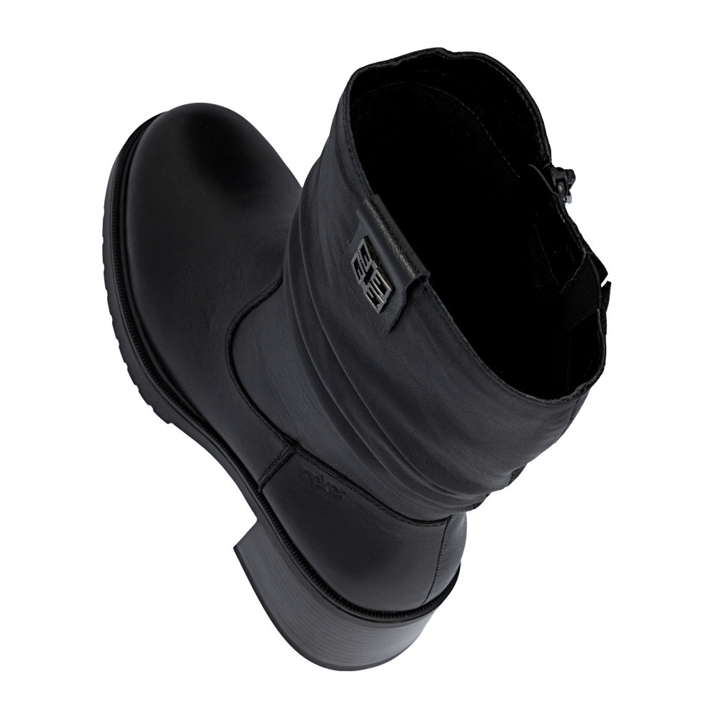 detail Dámská kotníková obuv RIEKER Y5257-00   BLACK   H/W5