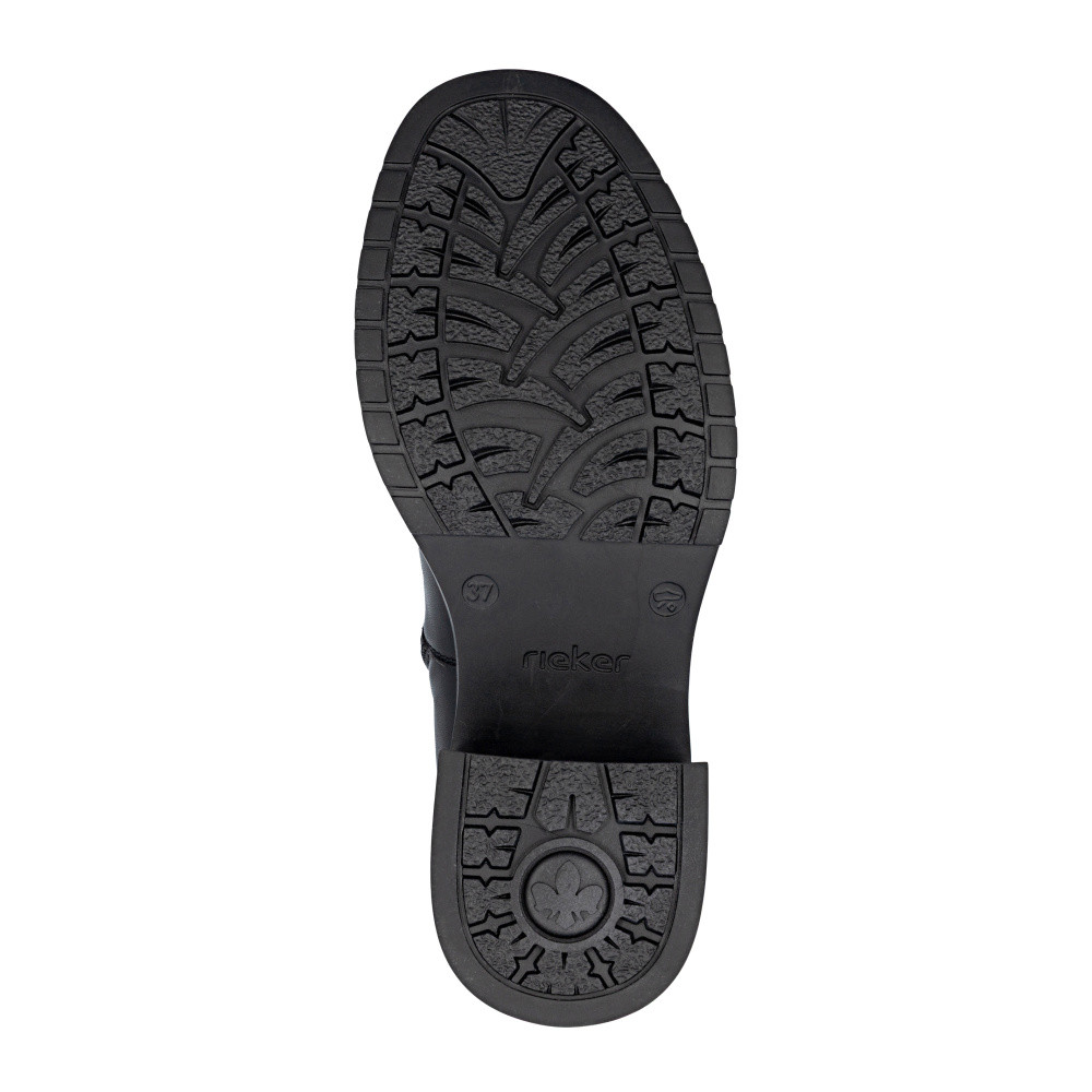 detail Dámská kotníková obuv RIEKER Y5257-00   BLACK   H/W5