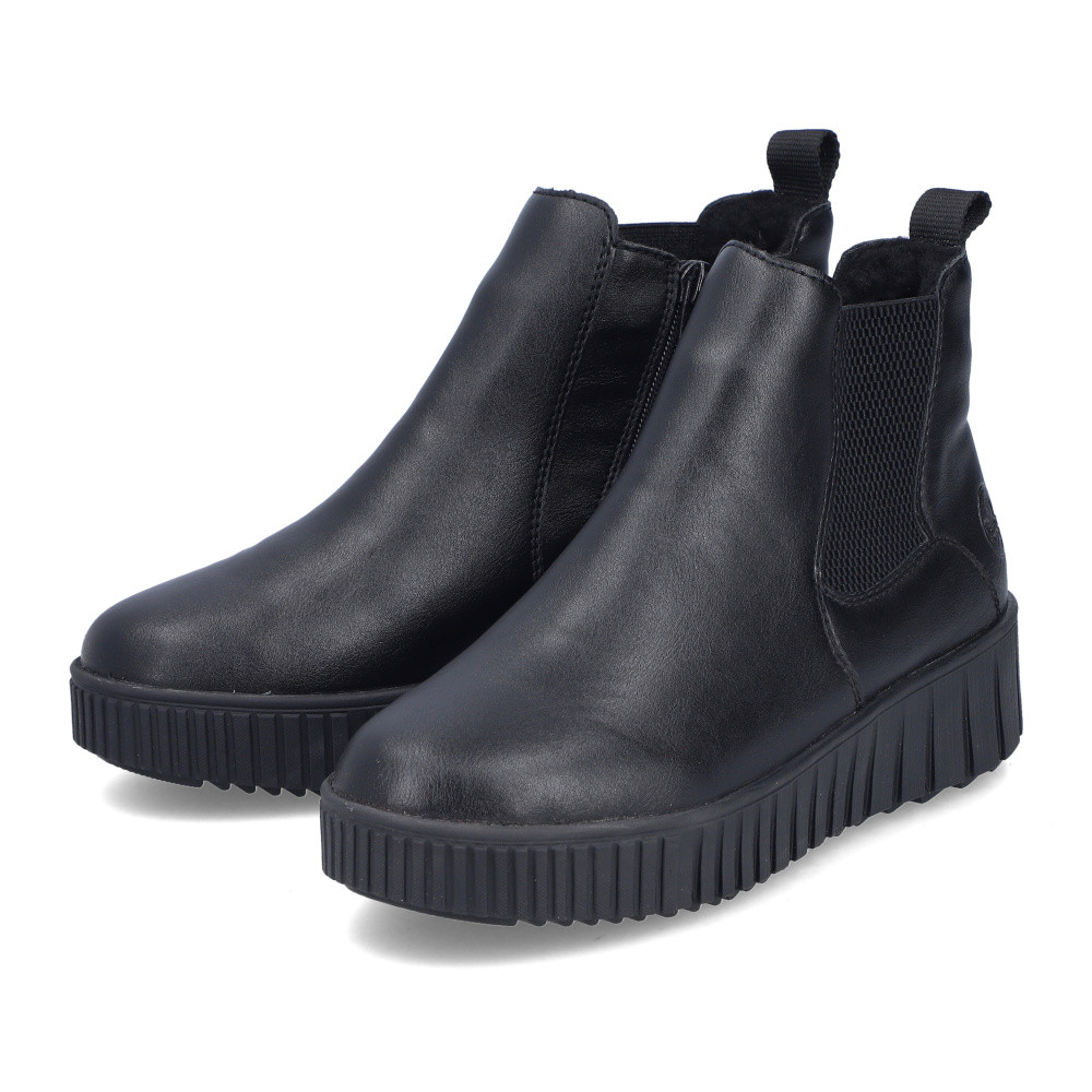 detail Dámská kotníková obuv RIEKER Y6151-00 černá W5