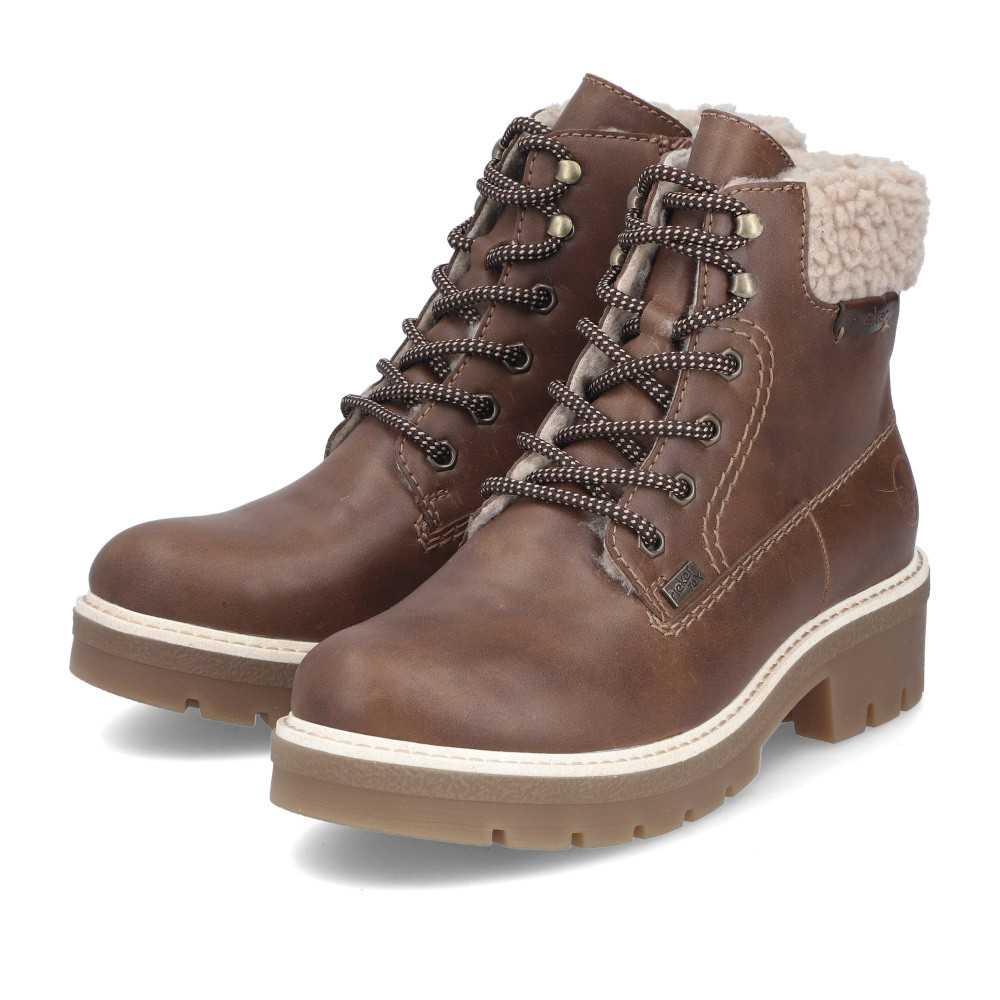 detail Dámská kotníková obuv RIEKER Y8118-22 hnědá W5