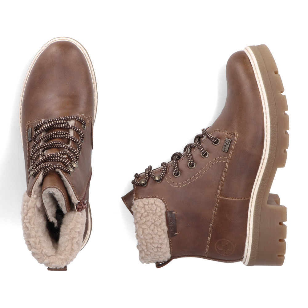 detail Dámská kotníková obuv RIEKER Y8118-22 hnědá W5