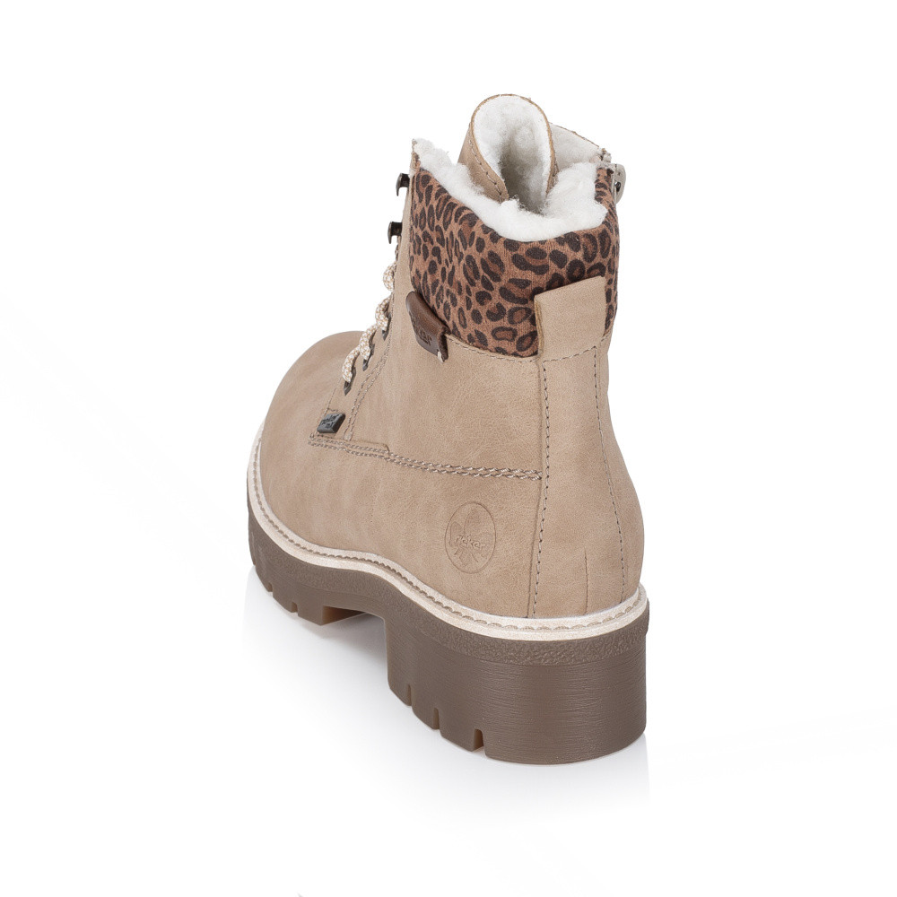 detail Dámská kotníková obuv RIEKER Y8118-60 béžová W5