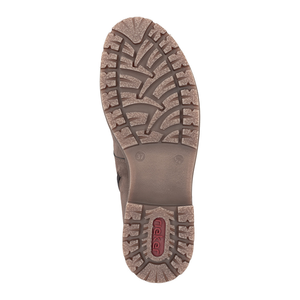 detail Dámská kotníková obuv RIEKER Y9103-24 hnědá W5
