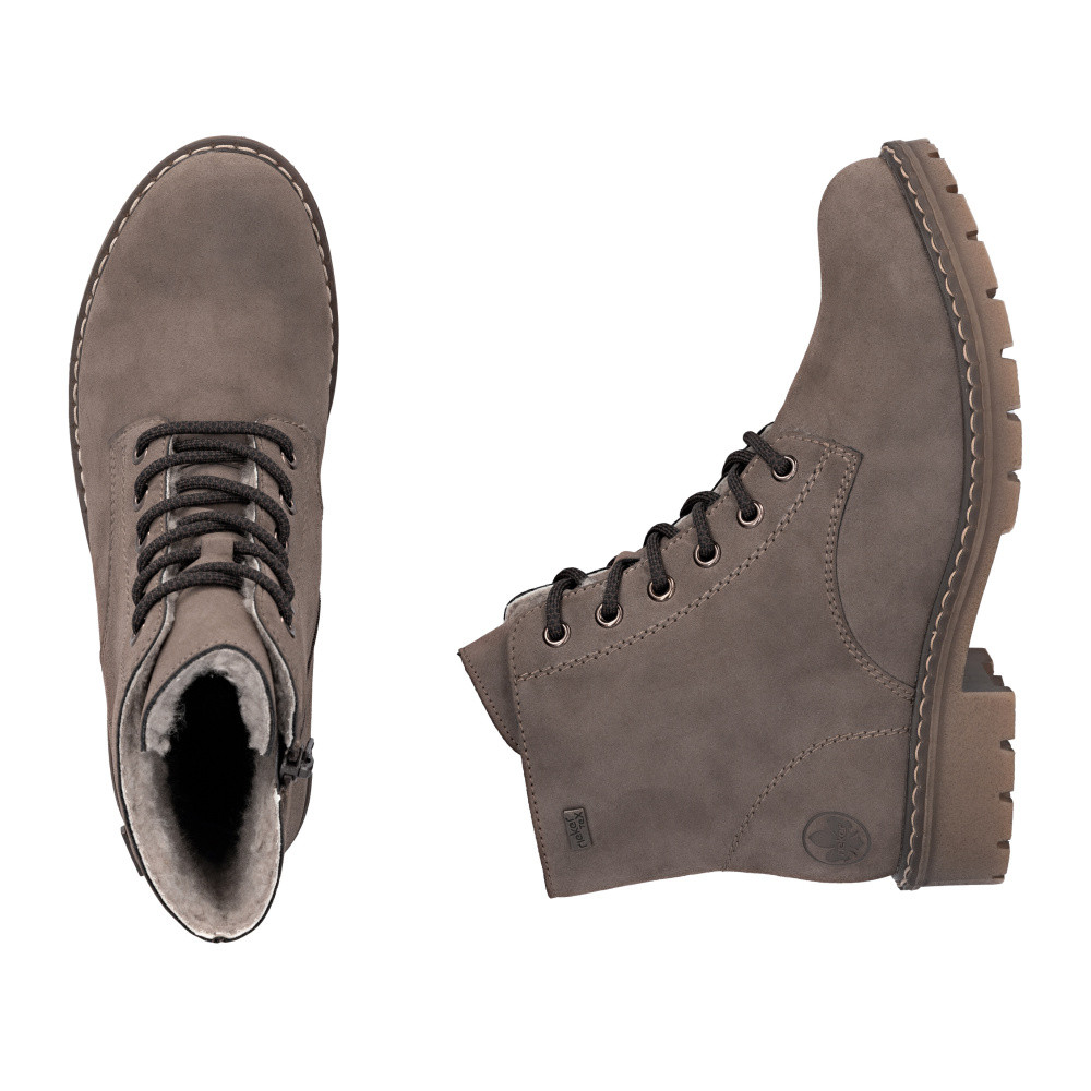 detail Dámská kotníková obuv RIEKER Y9103-24 hnědá W5