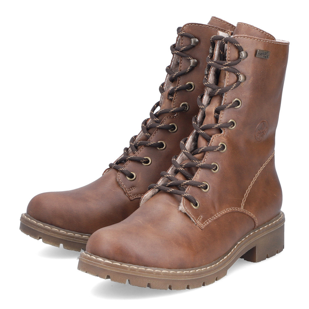 detail Dámská kotníková obuv RIEKER Y9184-22 hnědá W5