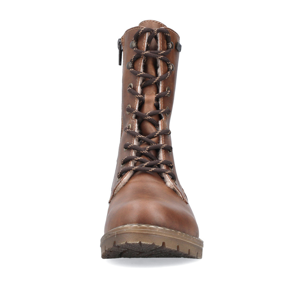 detail Dámská kotníková obuv RIEKER Y9184-22 hnědá W5