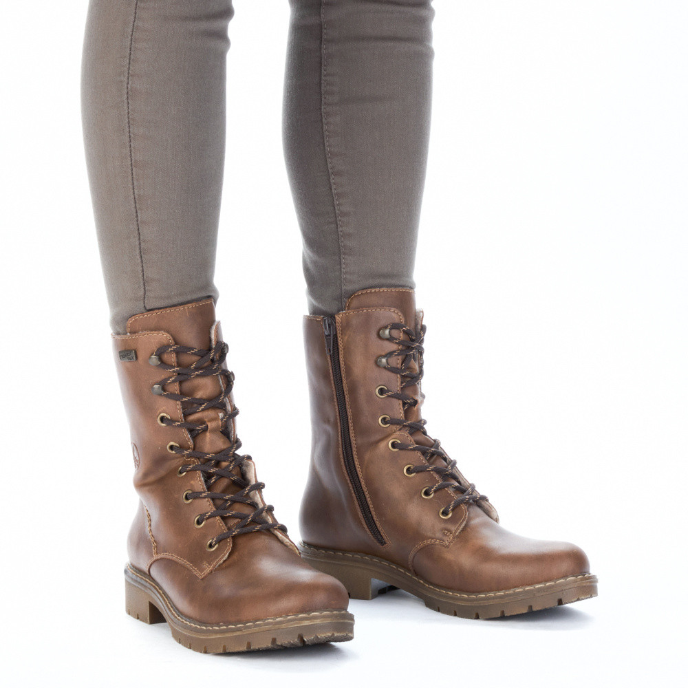 detail Dámská kotníková obuv RIEKER Y9184-22 hnědá W5