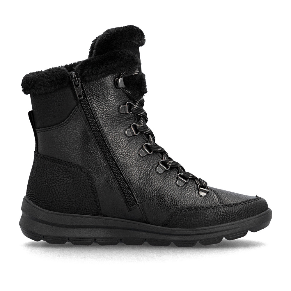 detail Dámská kotníková obuv RIEKER Z0000-00 černá W5