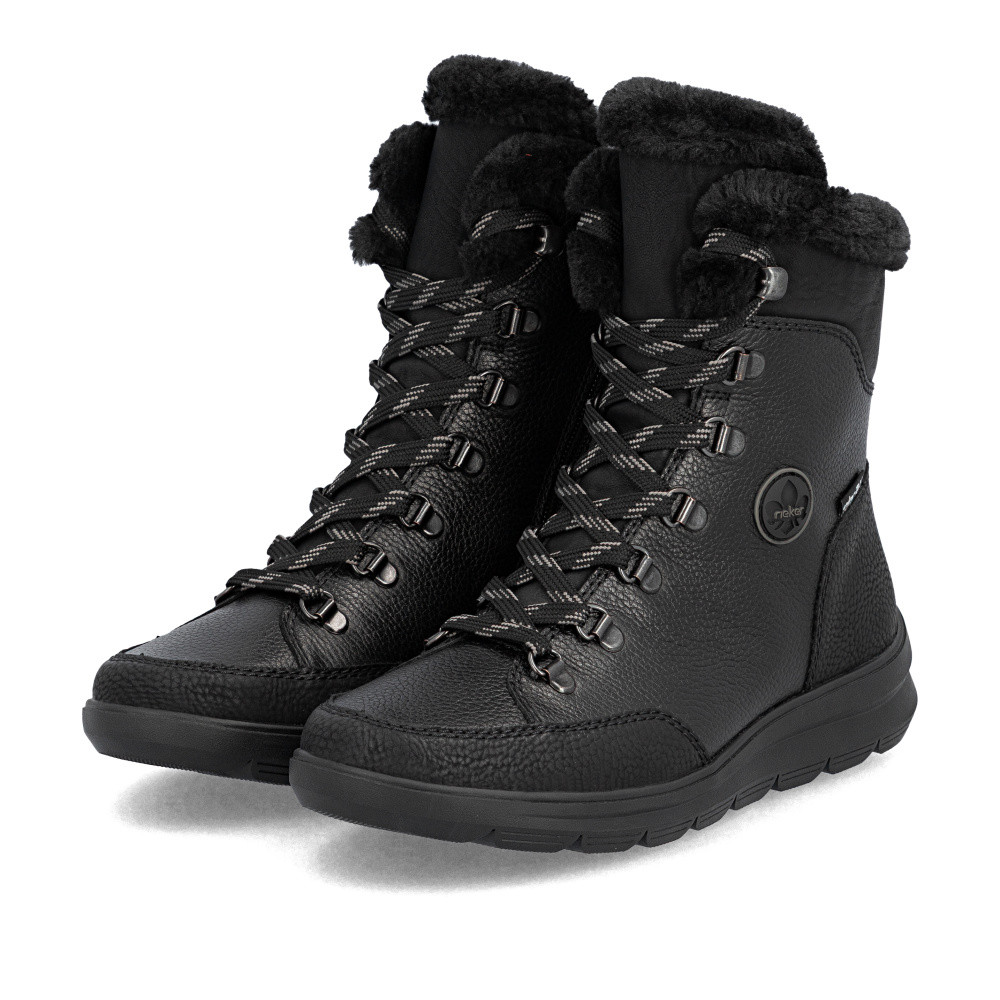 detail Dámská kotníková obuv RIEKER Z0000-00 černá W5