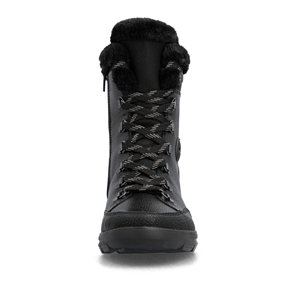 detail Dámská kotníková obuv RIEKER Z0000-00 černá W5