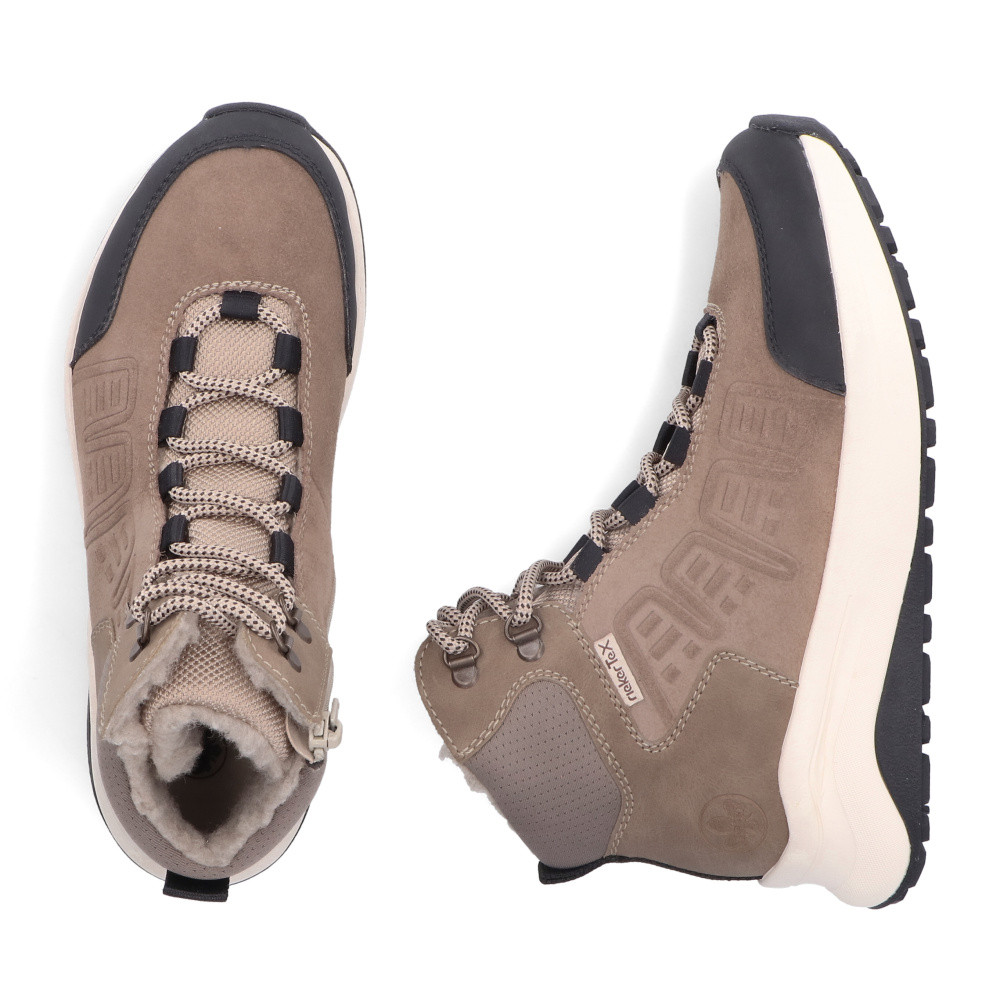 detail Dámská kotníková obuv RIEKER Z0910-90 béžová W5