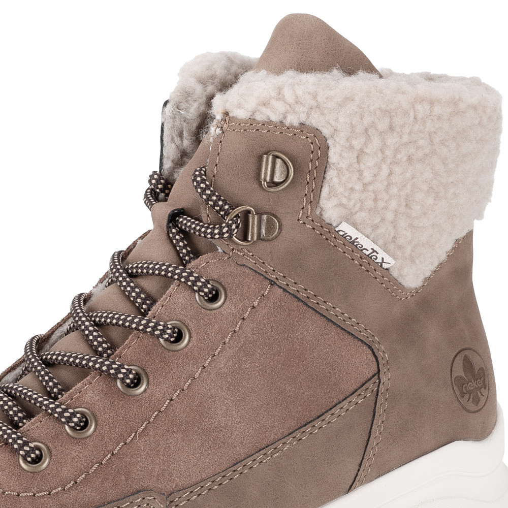 detail Dámská kotníková obuv RIEKER Z0920-24 hnědá W5