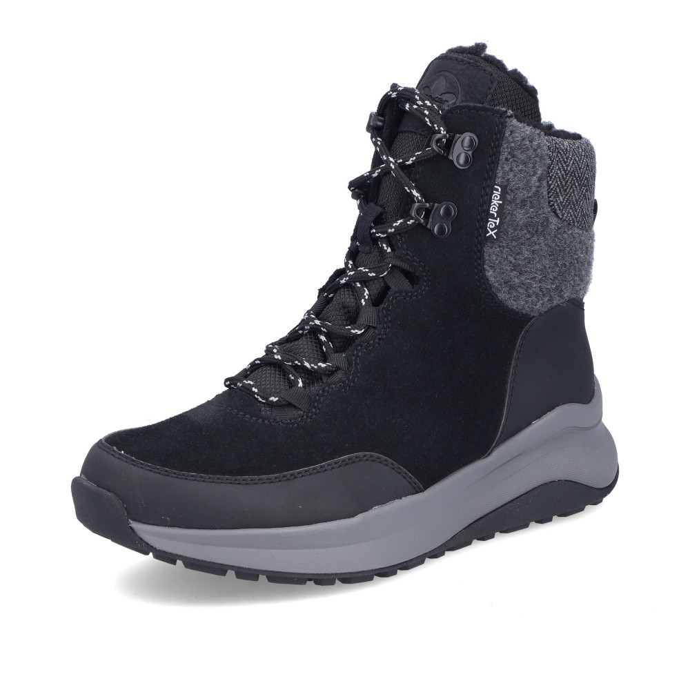 detail Dámská kotníková obuv RIEKER Z0926-00 černá W5