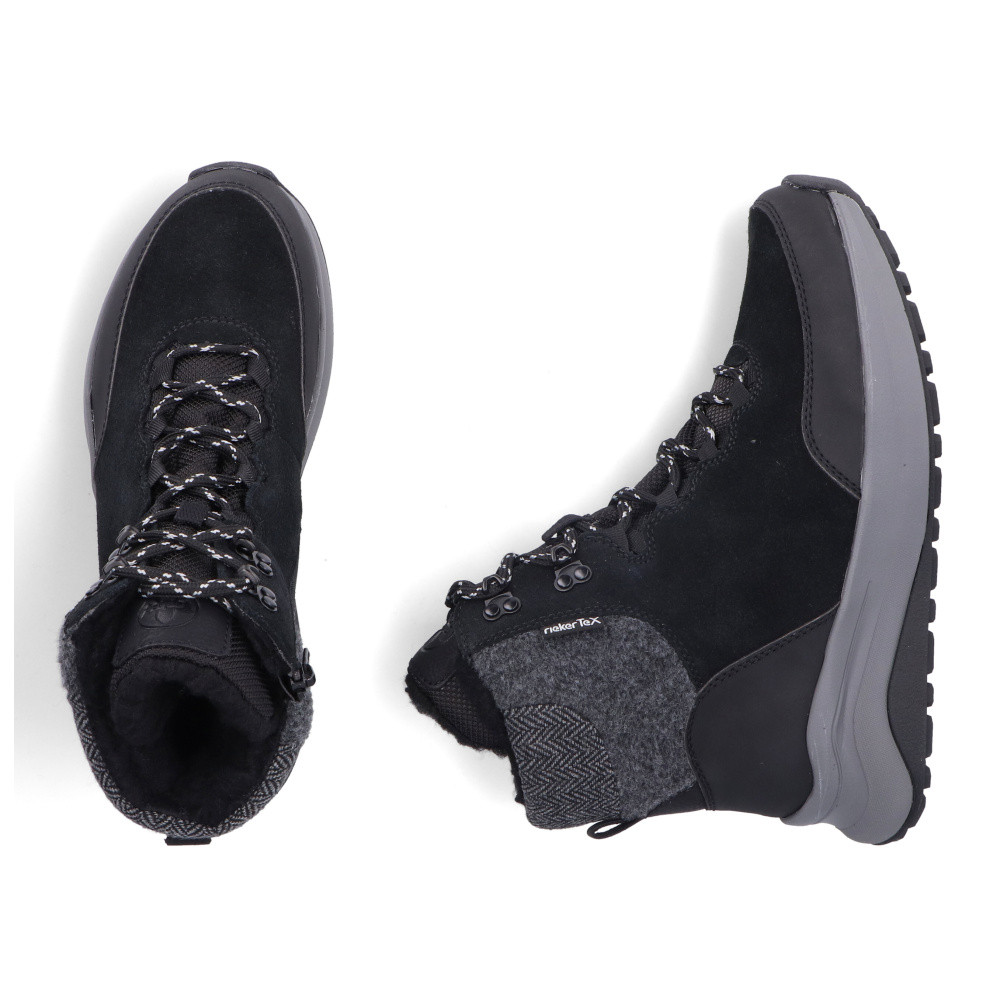 detail Dámská kotníková obuv RIEKER Z0926-00 černá W5