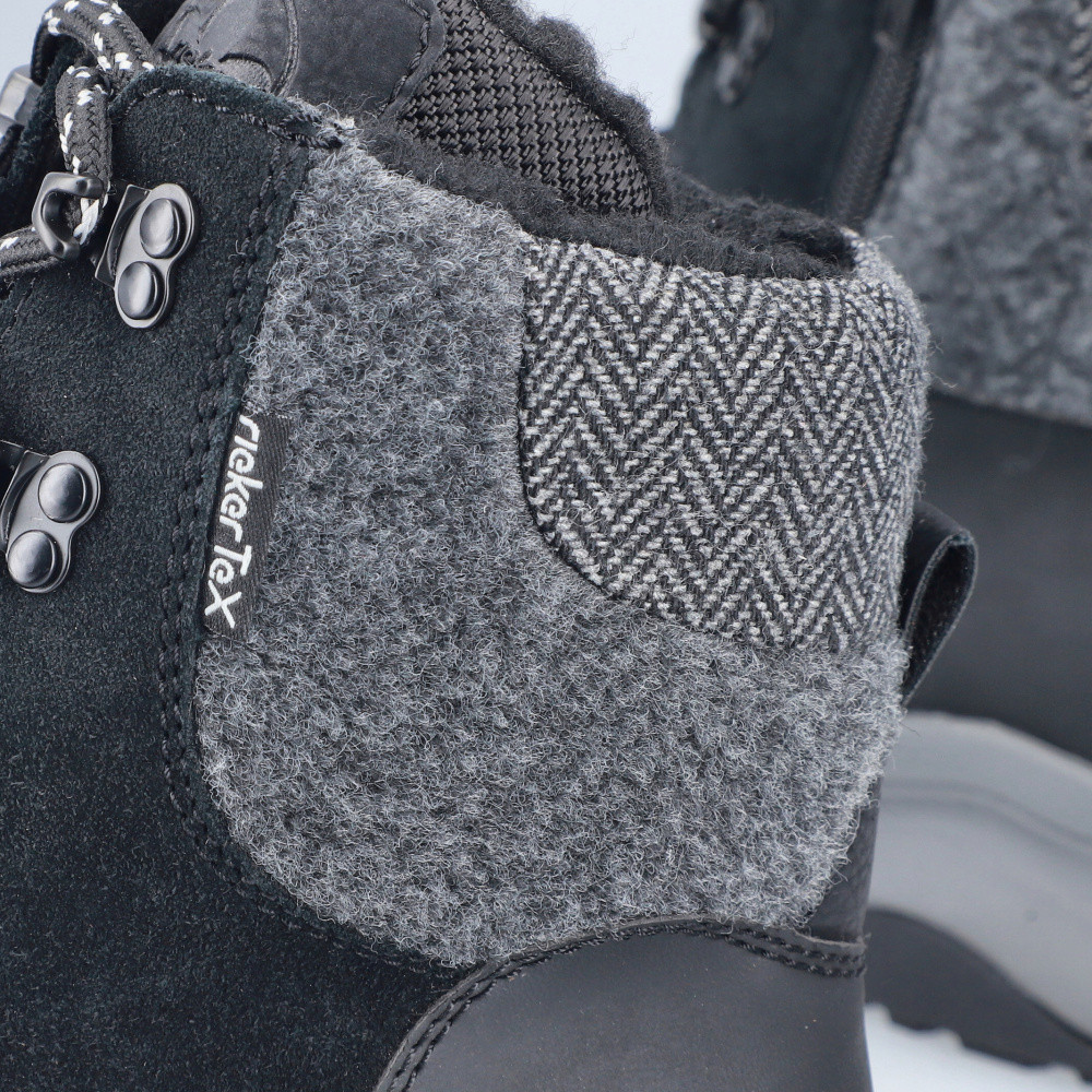 detail Dámská kotníková obuv RIEKER Z0926-00 černá W5