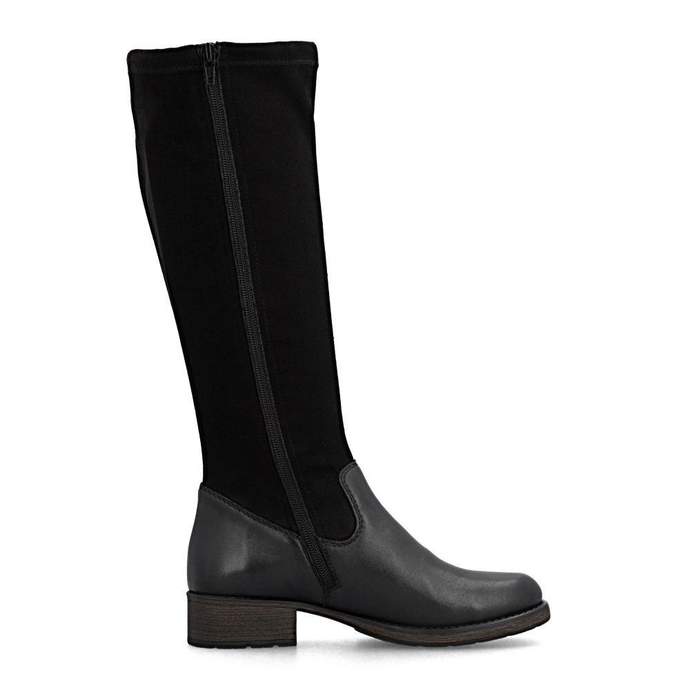 detail Dámské kozačky RIEKER Z9551-00 černá W5