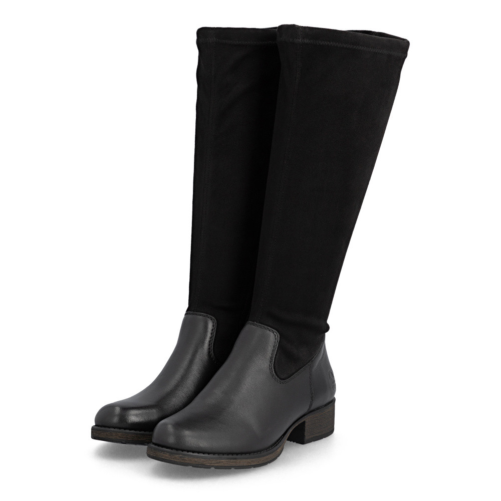 detail Dámské kozačky RIEKER Z9551-00 černá W5