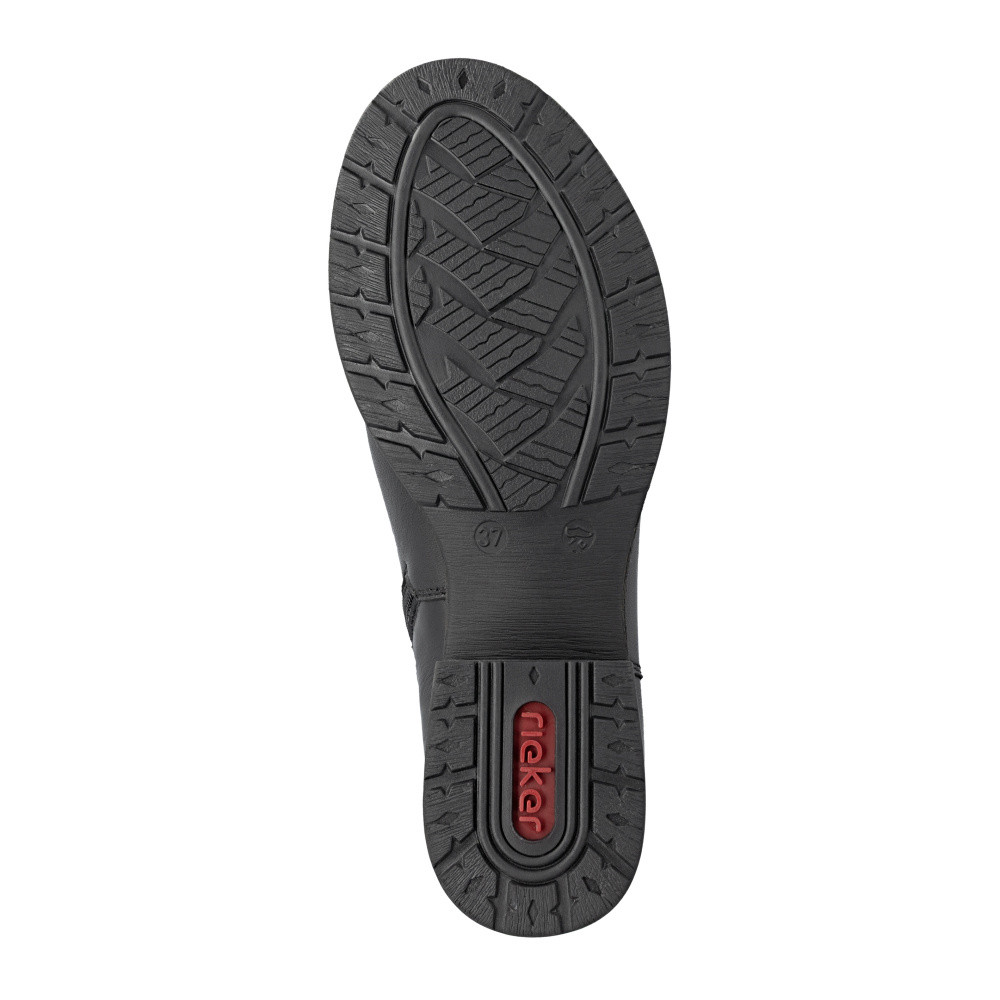 detail Dámské kozačky RIEKER Z9551-00 černá W5