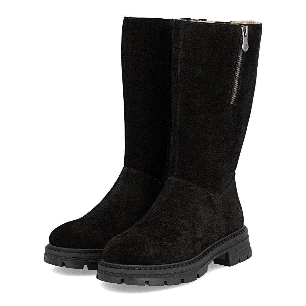 detail Dámské kozačky RIEKER Z9858-00 černá W5