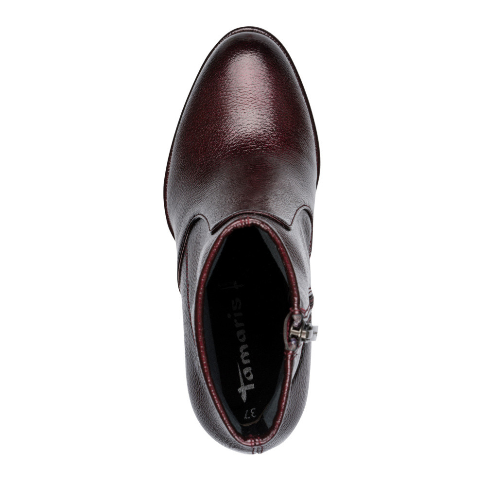 detail Dámská kotníková obuv TAMARIS 25357-41-568 červená W5