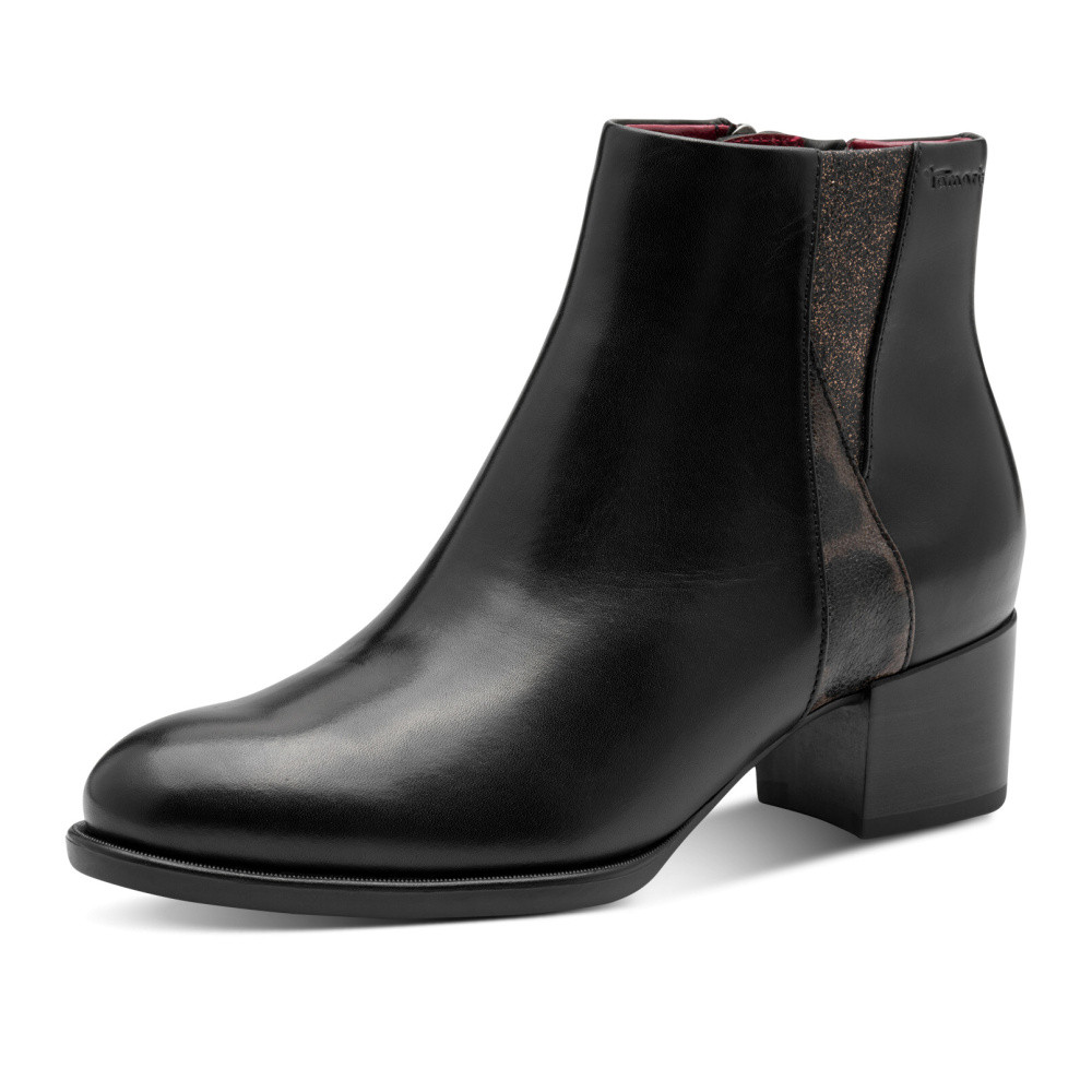 detail Dámská kotníková obuv TAMARIS 25366-45-001 černá W5