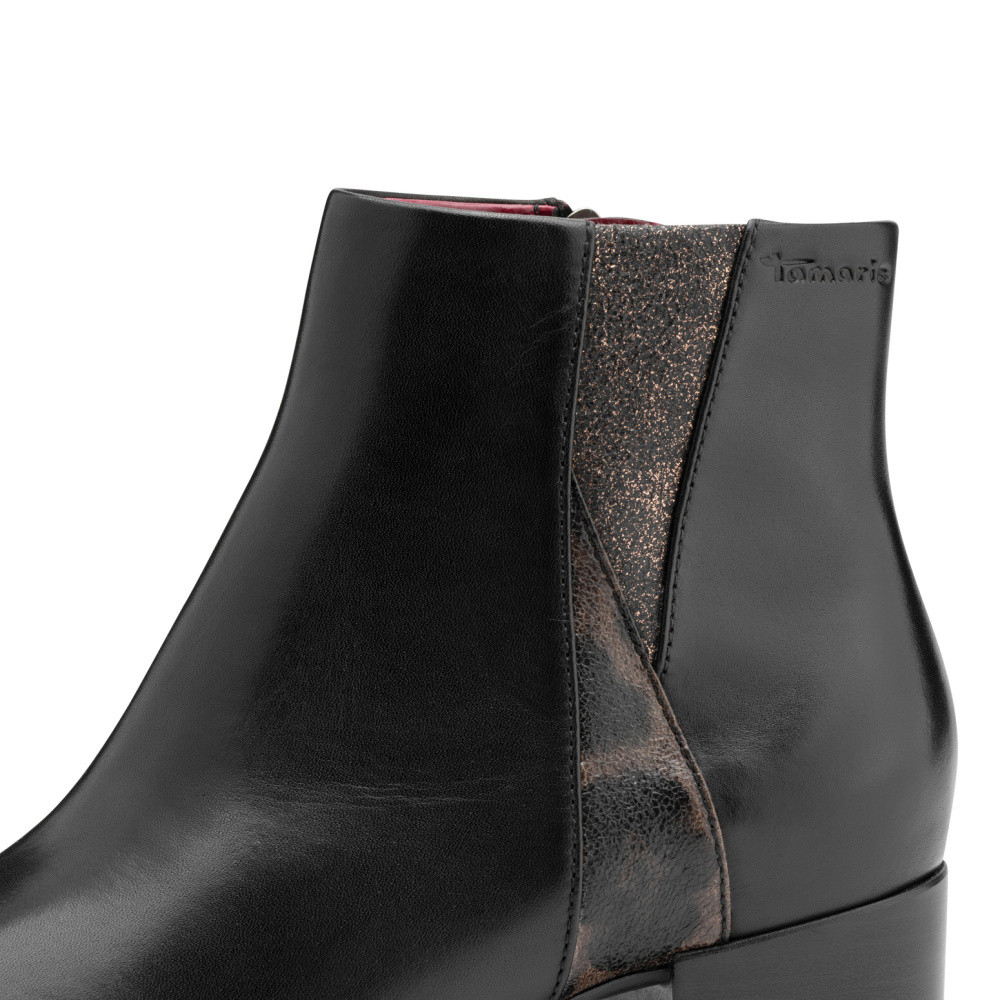 detail Dámská kotníková obuv TAMARIS 25366-45-001 černá W5