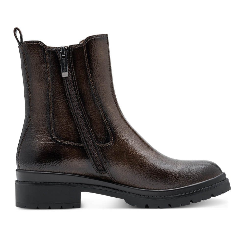 detail Dámská kotníková obuv TAMARIS 25428-43-359 hnědá W5