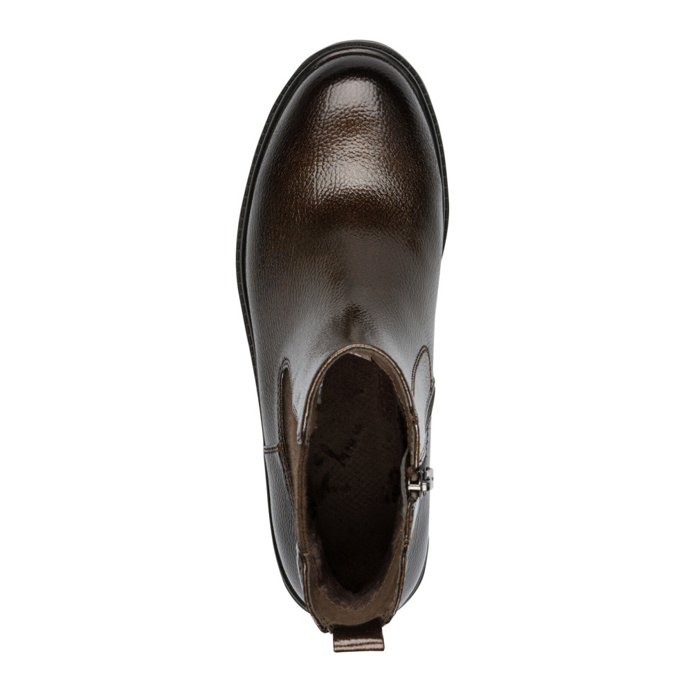 detail Dámská kotníková obuv TAMARIS 25428-43-359 hnědá W5