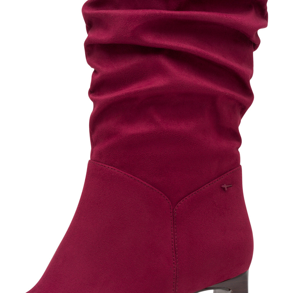 detail Dámské kozačky TAMARIS 25507-45-500 červená W5