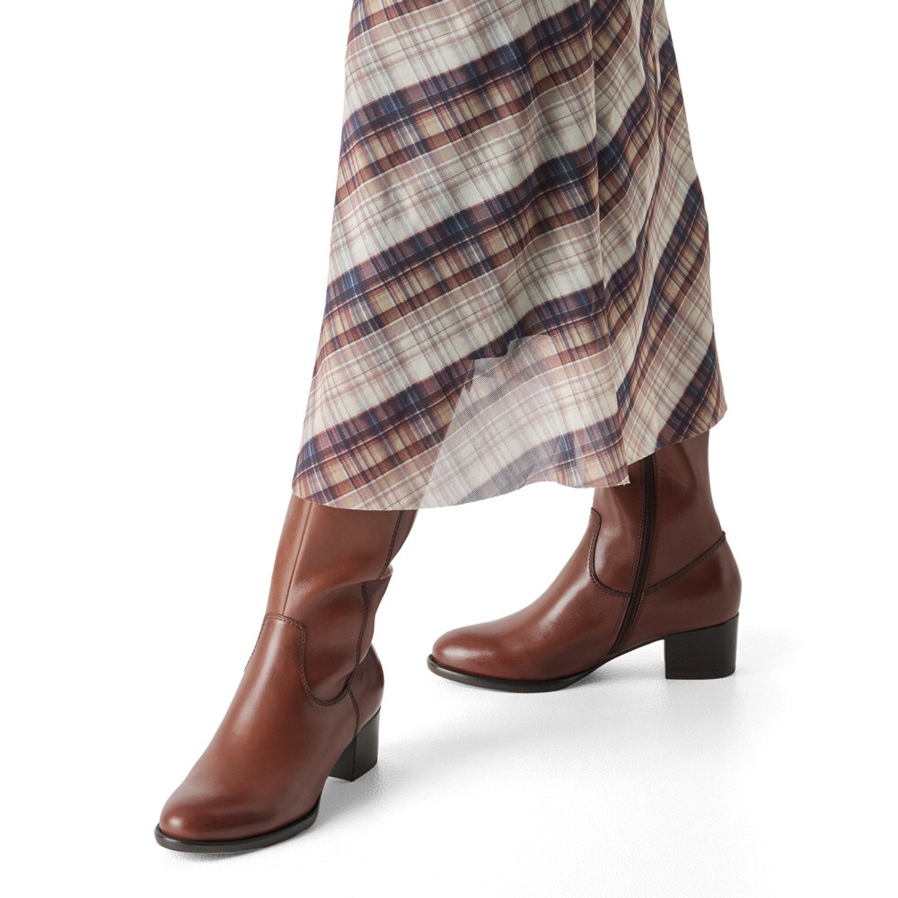 detail Dámské kozačky TAMARIS 25539-45-305 hnědá W5