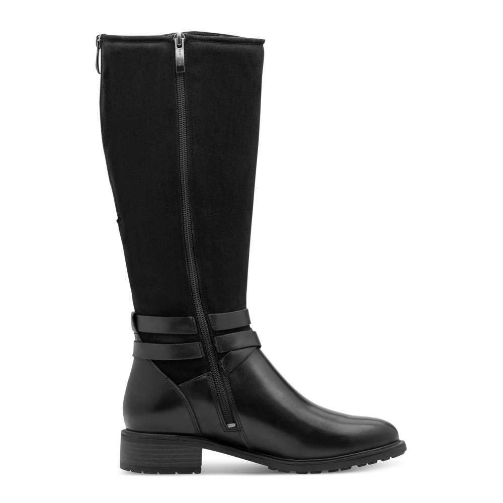 detail Dámské kozačky TAMARIS 1-25614-45   BLACK 001   H/W5