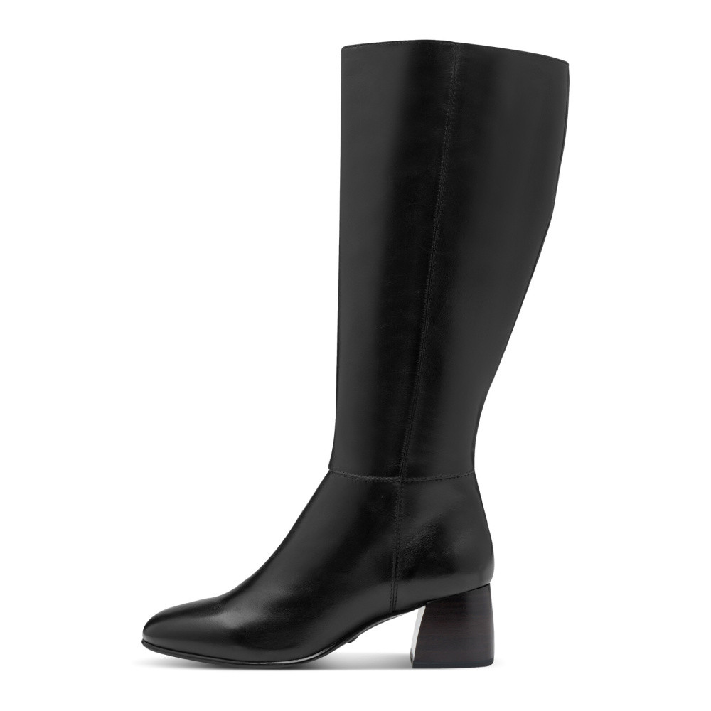 detail Dámské kozačky TAMARIS 1-25624-45   BLACK LEATHER 003   H/W5