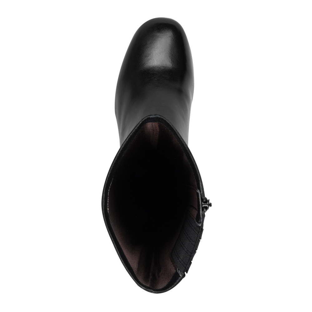 detail Dámské kozačky TAMARIS 1-25624-45   BLACK LEATHER 003   H/W5