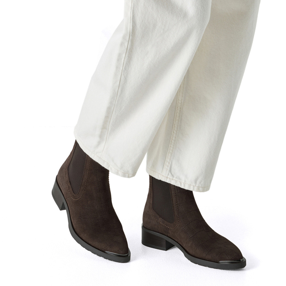 detail Dámská kotníková obuv TAMARIS 25322-45-338 hnědá W5