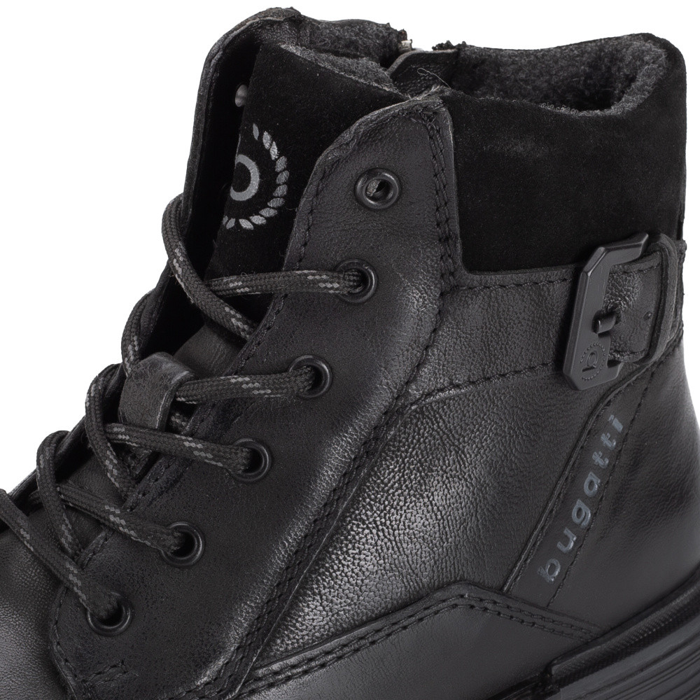 detail Pánská kotníková obuv BUGATTI 321-A0U3W-3200-1000 černá W5