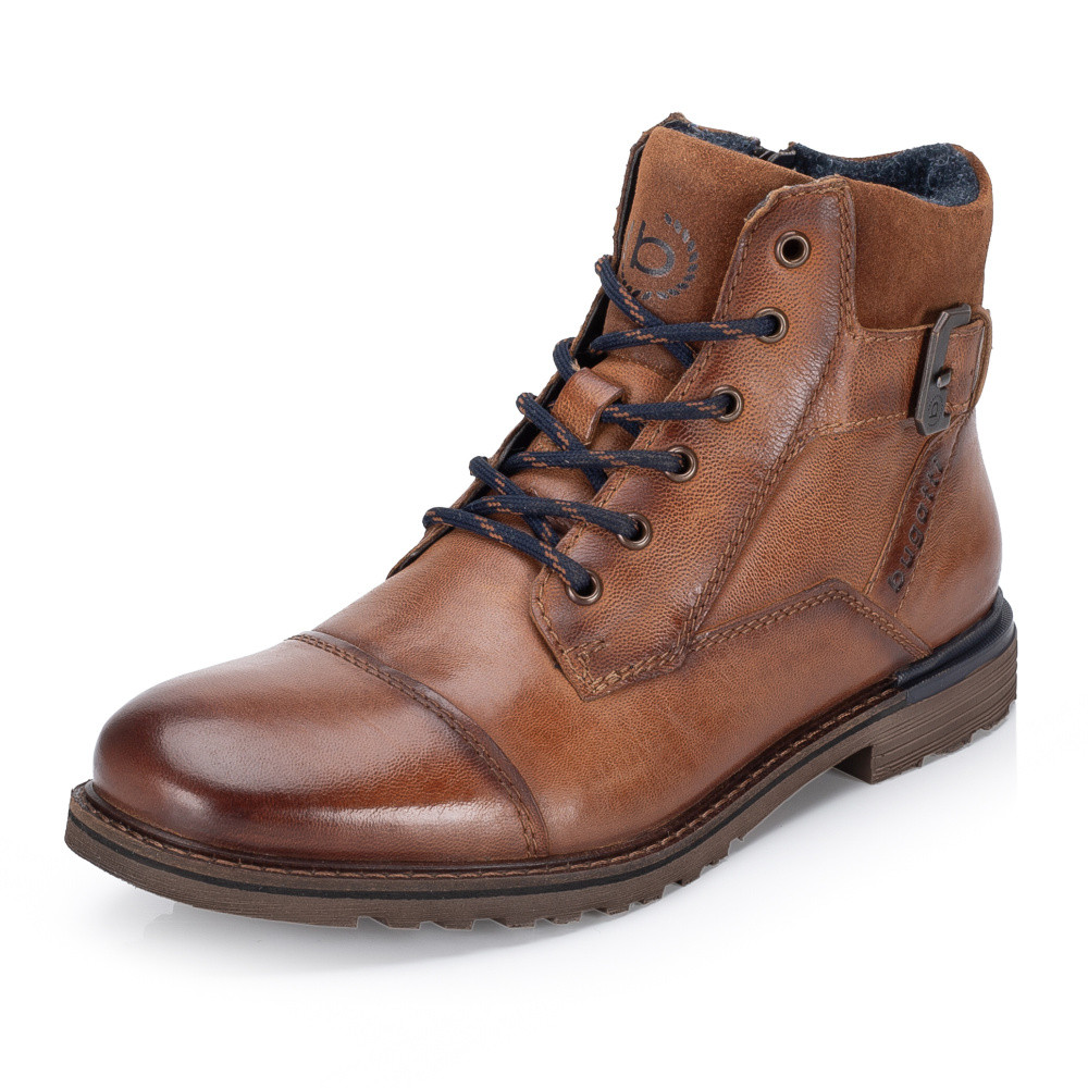 detail Pánská kotníková obuv BUGATTI 321-A0U3W-3200-6300 hnědá W5