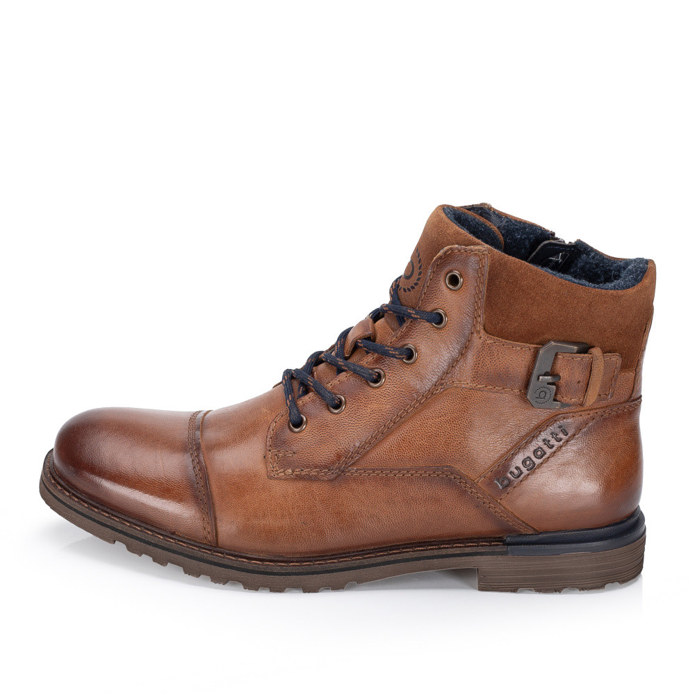 detail Pánská kotníková obuv BUGATTI 321-A0U3W-3200-6300 hnědá W5