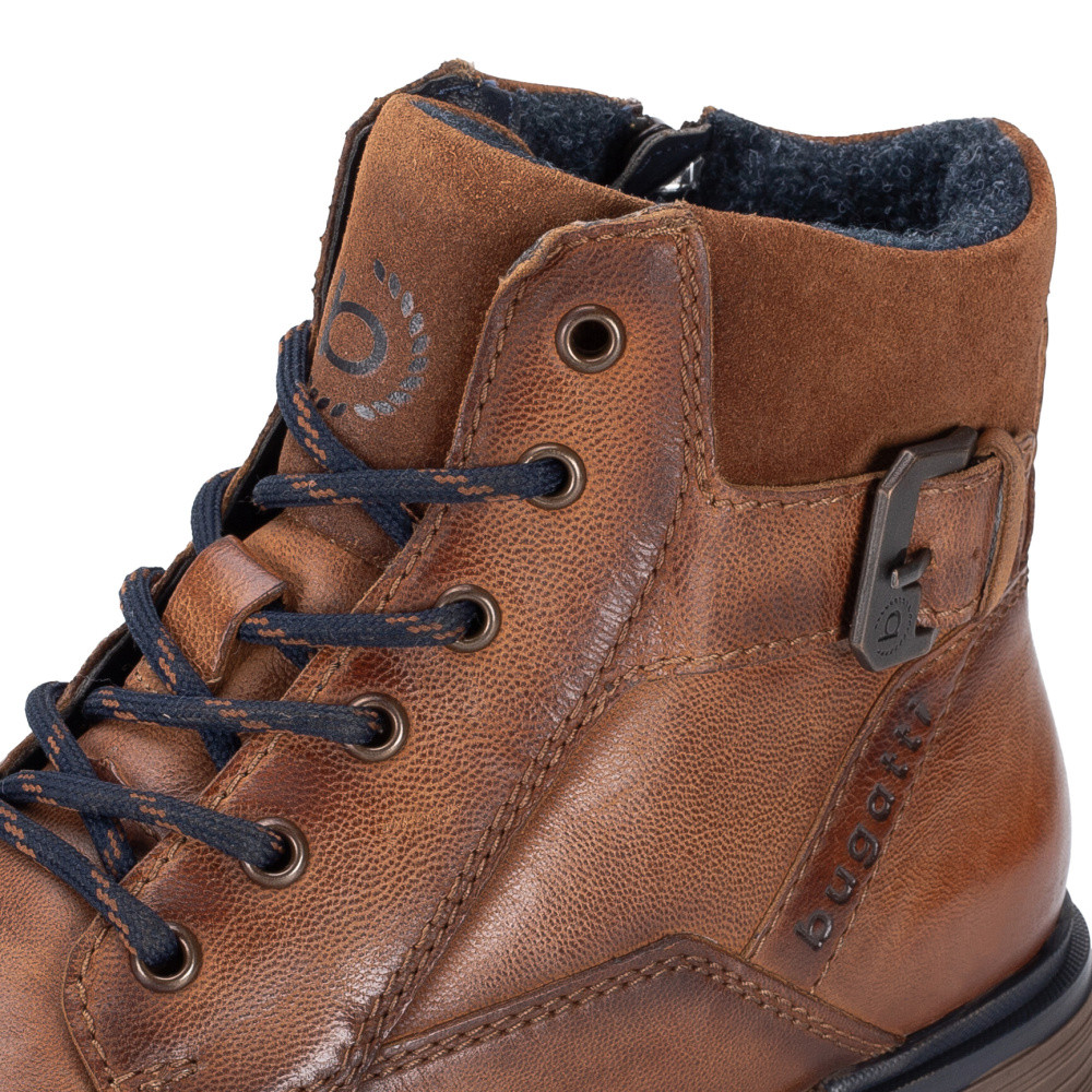 detail Pánská kotníková obuv BUGATTI 321-A0U3W-3200-6300 hnědá W5