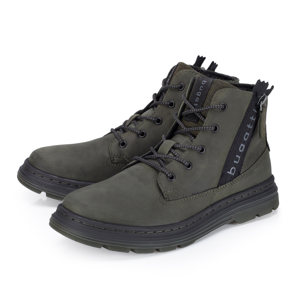 detail Pánská kotníková obuv BUGATTI 321-AUC30-1200-7100 zelená W5